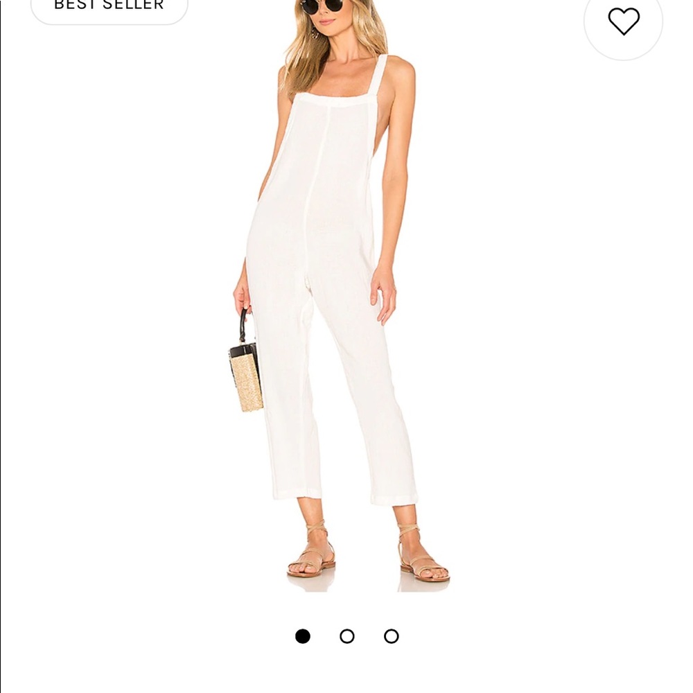 Mikoh Sayama Jumpsuit in Bone - brand new w/ tags